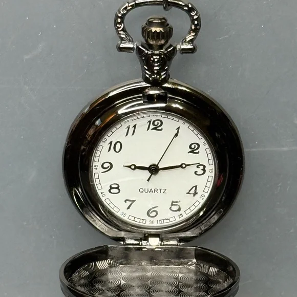 Steampunk Dragon NWT Pocket Watch Necklace - Picture 6 of 8